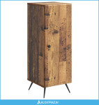 Kreveta Staro drvo 33 x 34,5 x 90 cm Konstruirano drvo - NOVO