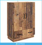 Kreveta Staro drvo 66 x 34,5 x 92 cm Konstruirano drvo - NOVO