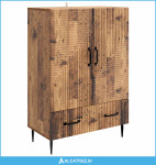 Kreveta Staro drvo 66 x 34,5 x 95 cm Konstruirano drvo - NOVO