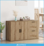 Kreveta Umjetnički hrast 100 x 33 x 59.5 cm Konstruirano drvo - NOVO