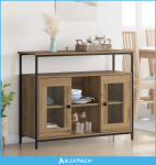 Kreveta Umjetnički hrast 100 x 35 x 80 cm Konstruirano drvo - NOVO