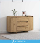 Kreveta Umjetnički hrast 120 x 41 x 75 cm Konstruirano drvo - NOVO