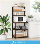 Kuhinjska polica Dimljeni hrast 80 x 40 x 168 cm - NOVO