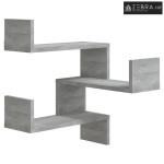 Kutna zidna polica hrast sonoma 40x40x50 cm konstruirano drvo