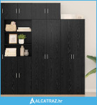 ormar za pohranu Crni hrast 70x42.5x225 cm Konstruirano drvo - NOVO