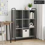 Ormarić za knjige 57 x 33 x 111 cm Konstruirano drvo - Siva Sonoma 57