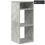 Ormarić za knjige boja betona 34x31x80 cm konstruirano drvo - Beton si