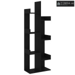 Ormarić za knjige crni 48 x 25,5 x 140 cm konstruirano drvo - Crna 48