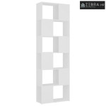 Ormarić za knjige / Paravan - Sobna pregrada bijeli 60 x 24 x 186 cm -