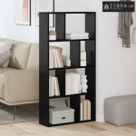 Ormarić za knjige 8 razina 60 x 20 x 120,5 cm Konstruirano drvo - Crni