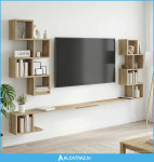 Polica za TV na zidu Hrast sonoma 180 x 15 x 94 cm - NOVO