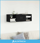 Polica na zidu Crni hrast 102 x 30 x 29 cm Konstruirano drvo - NOVO
