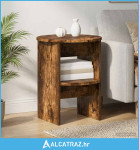 Pomoćni ormarić 2 pcs Dimljeni Hrast Ø40 x 50 cm - NOVO