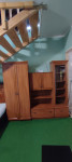 Regal za dnevni boravak u dobrom stanju 215×200×52