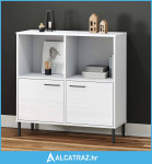Regal za knjige bijeli 90x35x90,5 cm drveni OSLO - NOVO