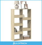 Regal za knjige boja hrasta 100x33x155,5 cm konstruirano drvo - NOVO