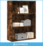 Regal za knjige boja hrasta 80x30x114 cm konstruirano drvo - NOVO