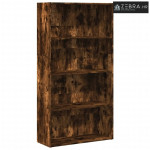 Regal za knjige boja hrasta 80x30x152 cm od konstruiranog drva - Dimlj