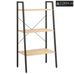 Samostojeće police s 3 razine svjetlosmeđe i crne 56x35x108 cm - Svjet
