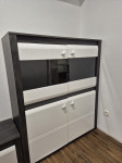 Sevilla visoka komoda 2+2 vrata/staklo