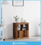 Sideboard s LED svjetlima Stari drvo 60x37x67 cm - NOVO