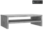 Stalak za monitor boja betona 42 x 24 x 13 cm konstruirano drvo - Beto