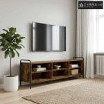 TV ormar 140 x 39,5 x 50 cm Dimljeni hrast Konstruirano drvo - Dimljen
