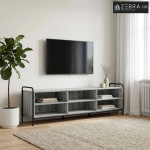 TV ormar 140 x 39,5 x 50 cm Siva Sonoma Konstruirano drvo - Siva Sonom