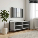 TV ormar 140 x 39,5 x 50 cm Siva Sonoma Konstruirano drvo - Siva Sonom