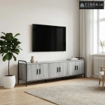 TV ormar 146 x 33 x 50 cm Siva Sonoma Konstruirano drvo - Siva Sonoma