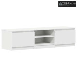 TV ormarić bijeli 140 x 40 x 35,5 cm od konstruiranog drva