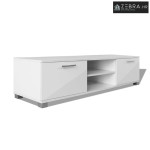 TV ormarić bijeli visokog sjaja 120 x 40,5 x 35 cm - Visoko sjajno bij