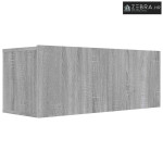 TV ormarić boja hrasta sonome 80x30x30 cm konstruirano drvo - Sivi hra