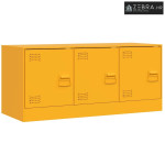 TV ormarić boja senfa 99 x 39 x 44 cm čelični - Žuta boja senfa
