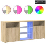 TV ormarić s LED svjetlima boja hrasta sonome 120 x 30 x 50 cm - Sonom