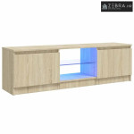 TV ormarić s LED svjetlima boja hrasta sonome 120x30x36 cm - Sonoma hr