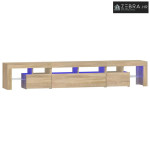 TV ormarić s LED svjetlima boja hrasta sonome 230x36,5x40 cm - Sonoma
