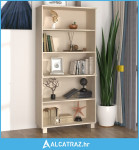 Visoka komoda HAMAR od masivne borovine boja meda - NOVO