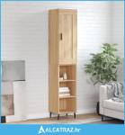 Visoka komoda hrasta sonome 34,5x34x180cm od konstruiranog drva - NOVO