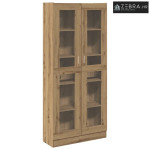 Visoka ploča Artisan hrast 82,5x30,5x185 cm izrađeno drvo - Hrast arti