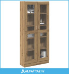Visoka ploča Artisan hrast 82,5x30,5x185 cm izrađeno drvo - NOVO