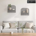 Zidna polica 2 kom. Siva Sonoma 41 x 13,5 x 37,5 cm - Siva Sonoma 41 c