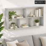 Zidna polica Betonska siva 102 x 17 x 50 cm Konstruirano drvo - Betons