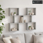 Zidna polica Betonska siva 103 x 17 x 80 cm Konstruirano drvo - Betons