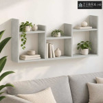 Zidna polica Betonska siva 97,5 x 17 x 40 cm - Betonska siva