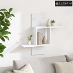 Zidna polica Bijela 59 x 17 x 63 cm Konstruirano drvo - Bijela