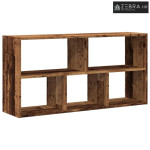 Zidna polica boja staro drvo 100x25x50 cm konstruirano drvo - Staro dr