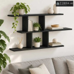 Zidna polica Crni hrast 100 x 17 x 45.5 cm prerađeno drvo - Crni hrast