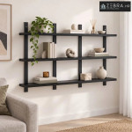 Zidna polica Crni hrast 102 x 13.5 x 58 cm Konstruirano drvo - Crni hr