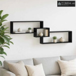 Zidna polica Crni hrast 158 x 17 x 53 cm Konstruirano drvo - Crni hras